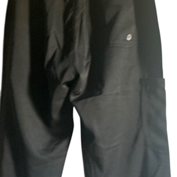 Medichic Black scrub Pants-Size M petite-NWT-Elastic/Drawstring Waist-Pockets - Picture 8 of 9